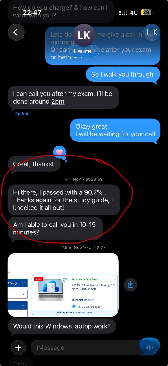 Student passed with 90.7%